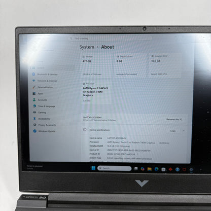 HP Victus 15-FB3093DX 15" Ryzen 7 7445HS 16GB RAM 512GB SSD GeForce RTX 4050