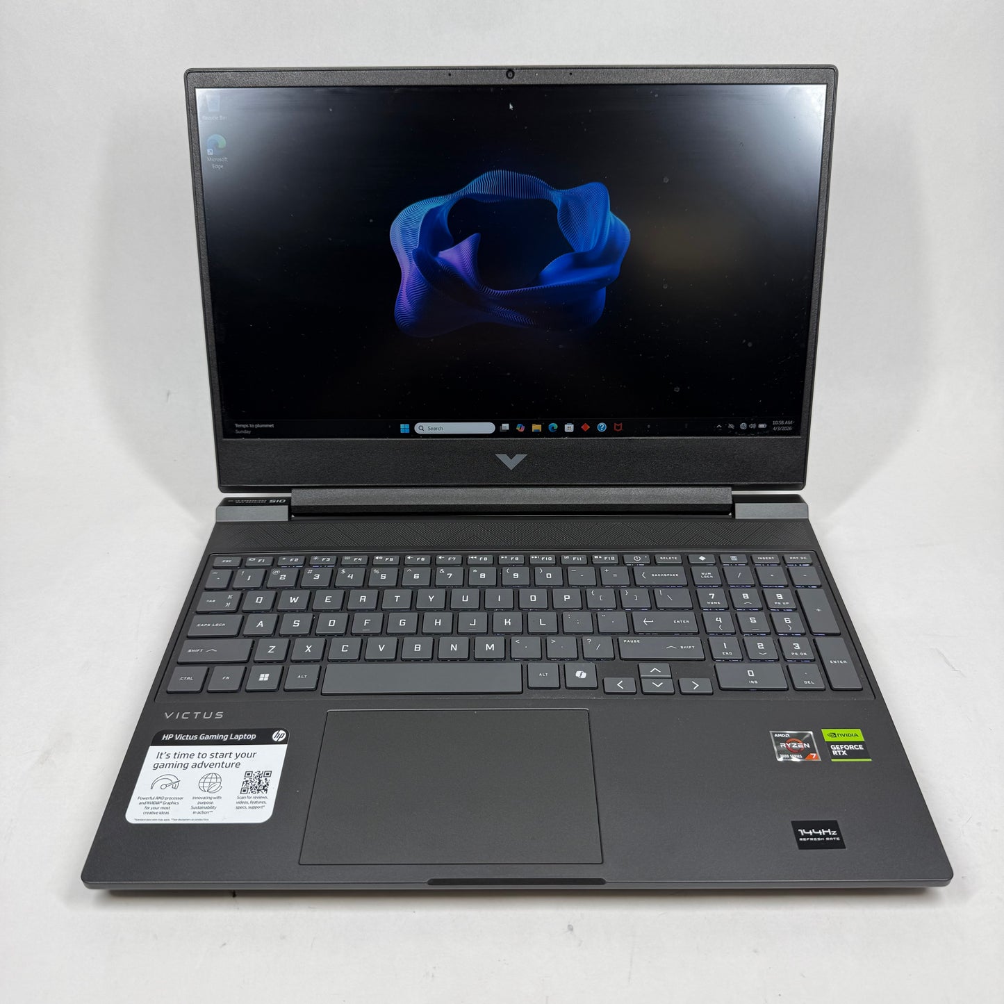 HP Victus 15-FB3093DX 15" Ryzen 7 7445HS 16GB RAM 512GB SSD GeForce RTX 4050