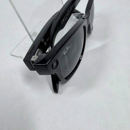 Ray-Ban Stories Wayfarer Shiny Black Standard MZ-76E2T0 AI Smart Glasses