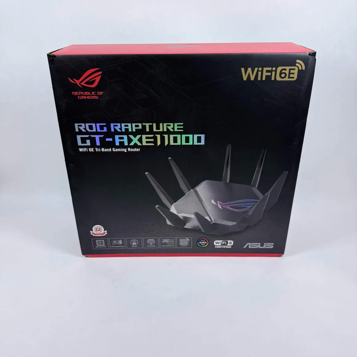 ASUS ROG Rapture Tri Band WiFi 6E GT-AXE11000 Gaming Router