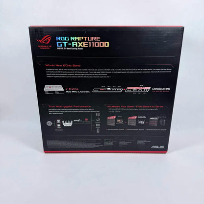 ASUS ROG Rapture Tri Band WiFi 6E GT-AXE11000 Gaming Router