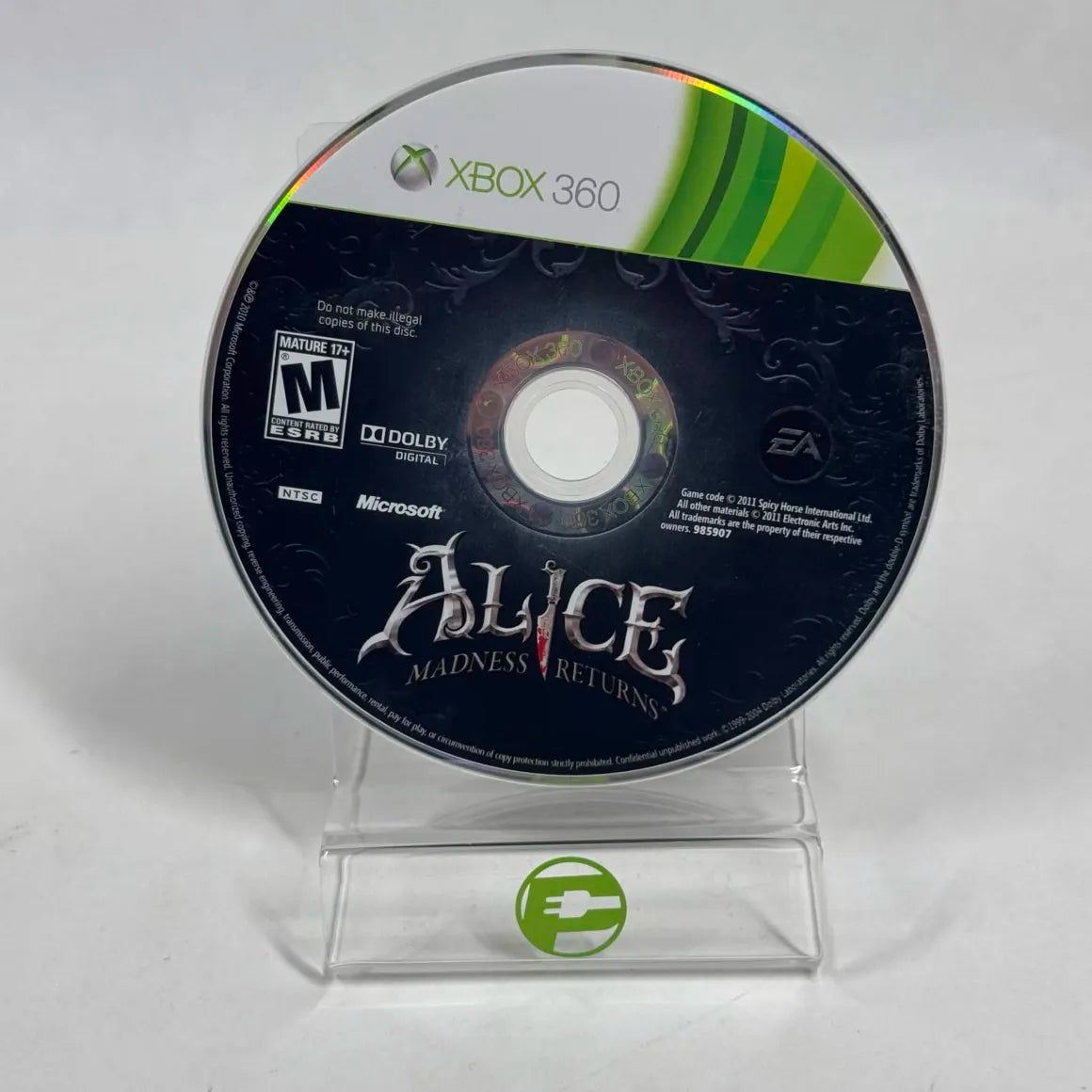 Alice: Madness Returns (Microsoft Xbox 360, 2011)