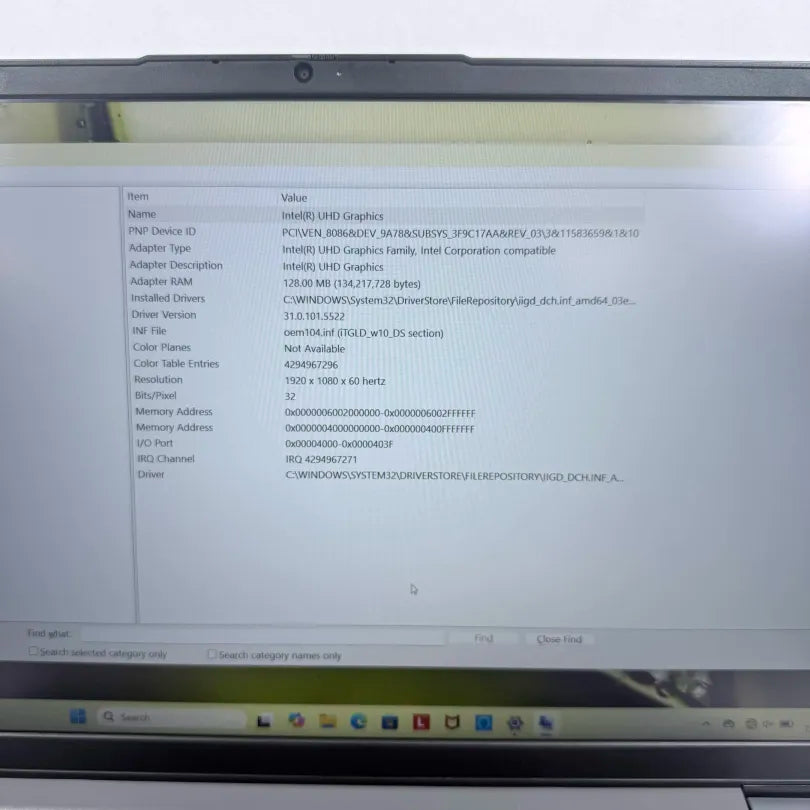 Lenovo IdeaPad 3 82H8 15.6" i3-1115G4 3.0GHz 16GB RAM 256GB SSD