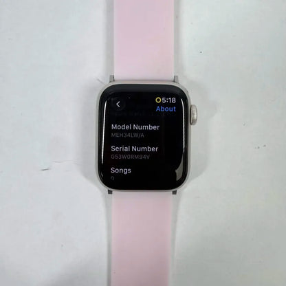 GPS Only Apple Watch SE 3 40MM Starlight Aluminum White Sport Band MEH34LW/A