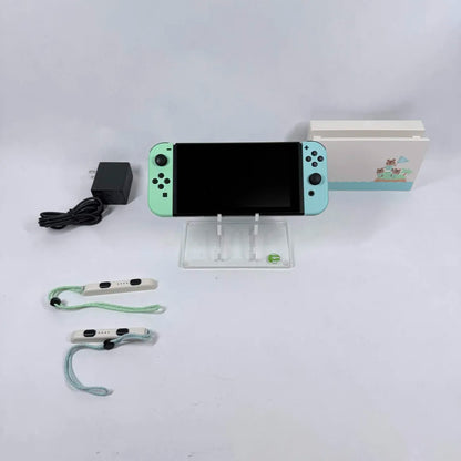 Nintendo Switch v1 Console Gaming System HAC-001 Animal Crossing Edition
