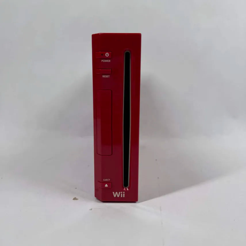 Nintendo Wii Console Gaming System RVL-001 Mario Red