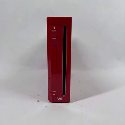 Nintendo Wii Console Gaming System RVL-001 Mario Red