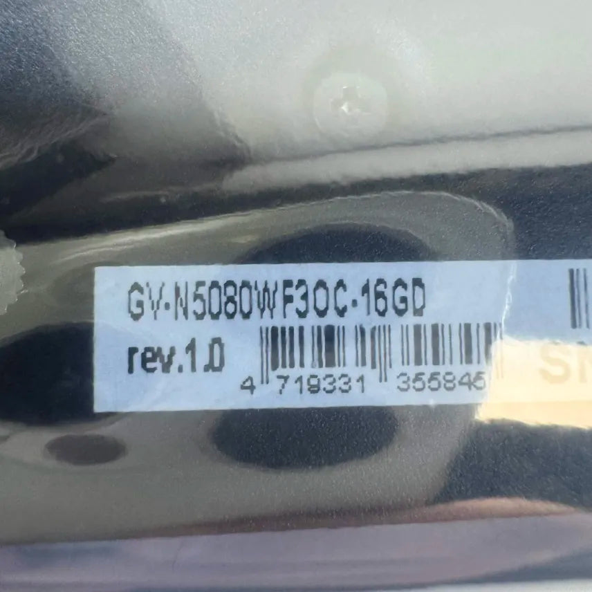 New Gigabyte GeForce RTX 5080 Windforce OC 16GB GDDR7 Graphics Card