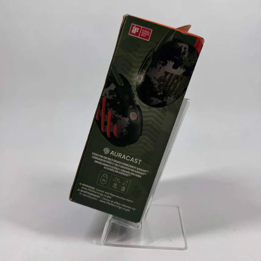 New JBL Clip 5 Portable Bluetooth Party Speaker Camo JBLCLIP5SQUADAM