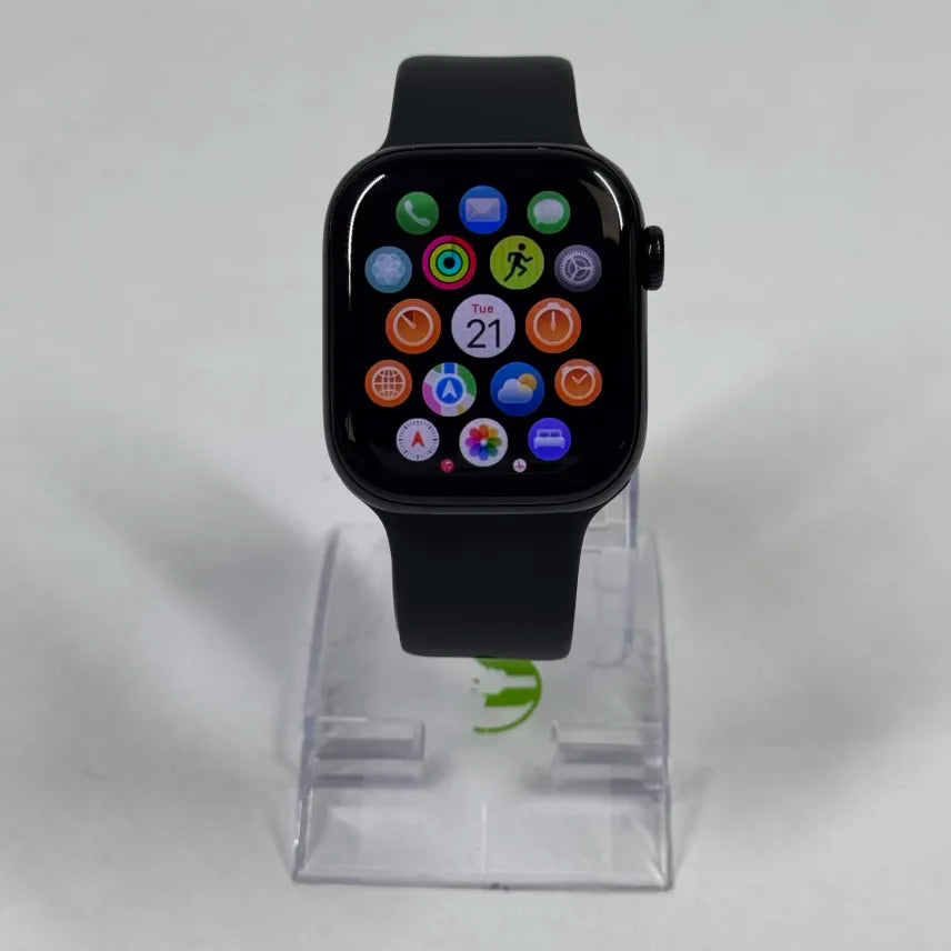 GPS Only Apple Watch Series 11 42MM Jet Black Aluminum Black Sport Band A3335