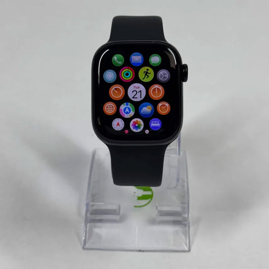 GPS Only Apple Watch Series 11 42MM Jet Black Aluminum Black Sport Band A3335