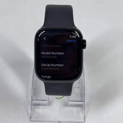 GPS Only Apple Watch Series 11 42MM Jet Black Aluminum Black Sport Band A3335