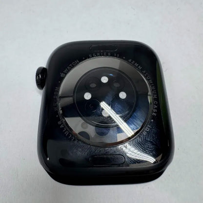 GPS Only Apple Watch Series 11 42MM Jet Black Aluminum Black Sport Band A3335