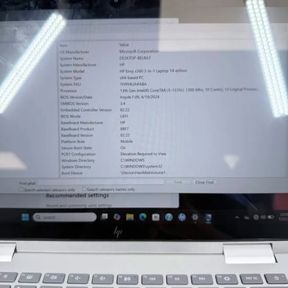 HP Envy 14-ES0XXX 14" i5-1335U 1.3GHz 8GB RAM 512GB SSD