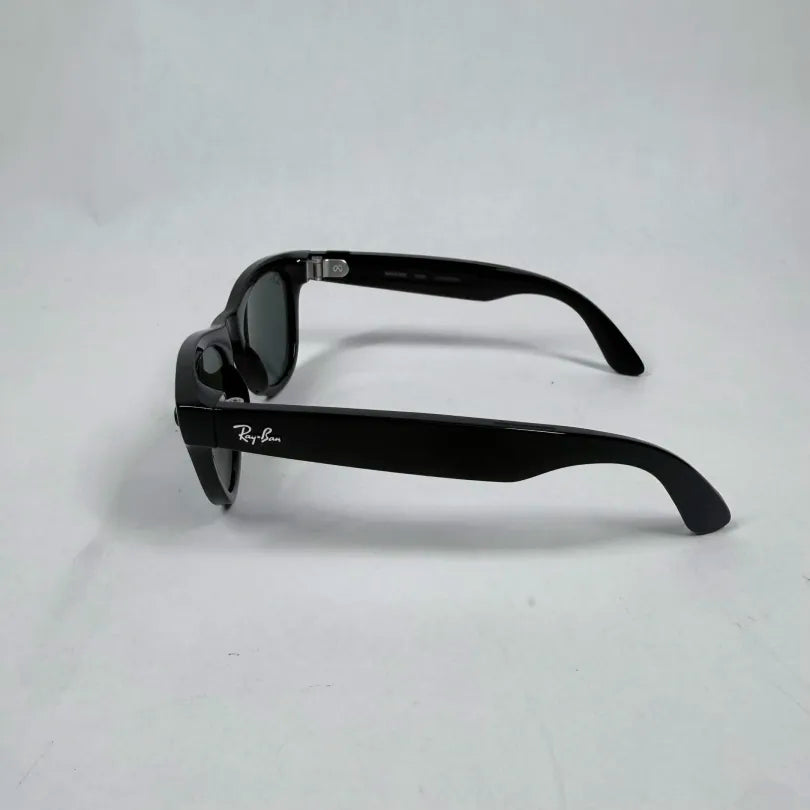 Ray-Ban Stories Wayfarer Shiny Black Standard RW4010 601/71 AI Smart Glasses