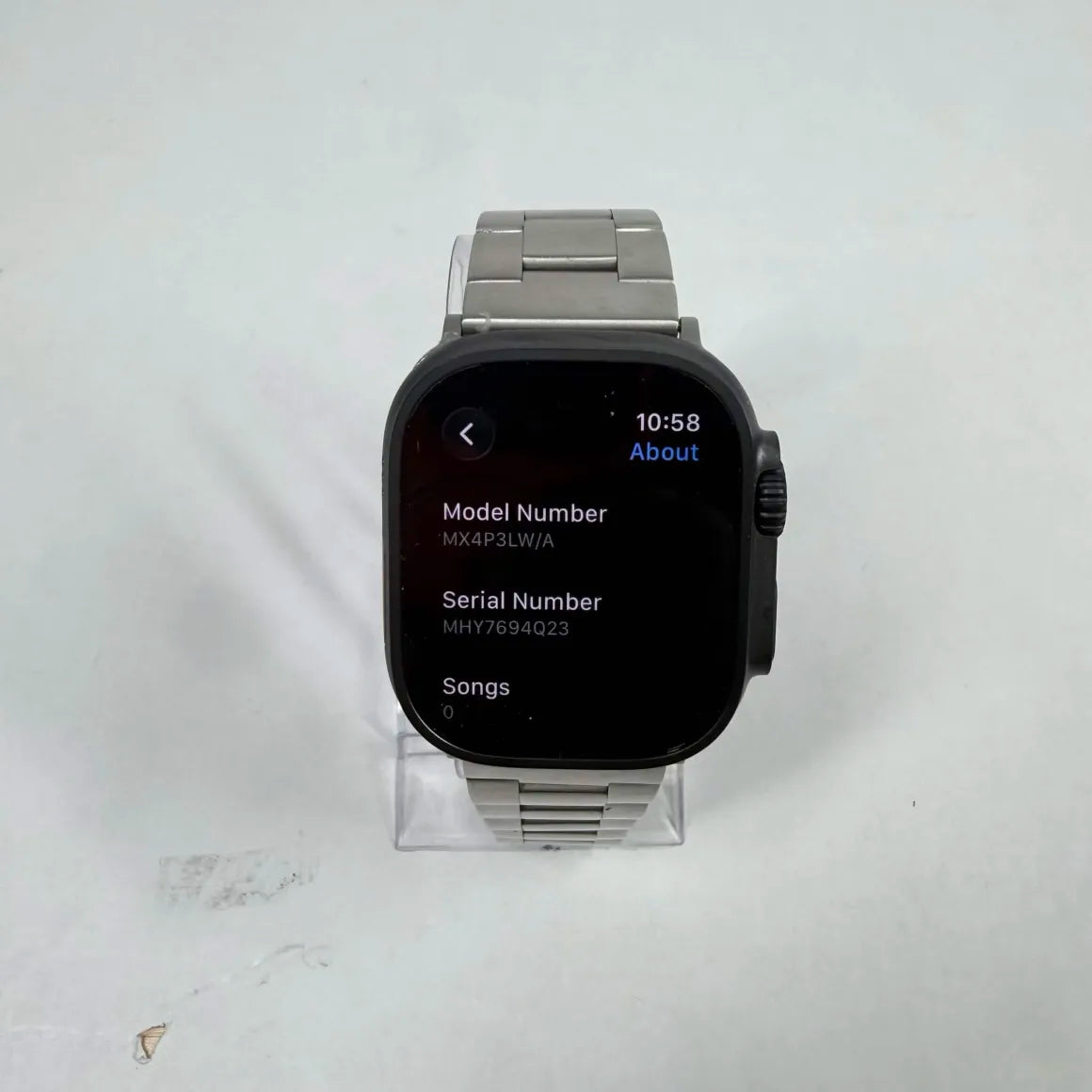 Unlocked Apple Watch Ultra 2 49MM Natural Titanium Silver Band MX4P3LW/A