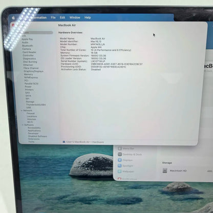 2025 Apple MacBook Air 15" M4 10C GPU 4.5GHz 16GB RAM 512GB SSD MW1M3LL/A