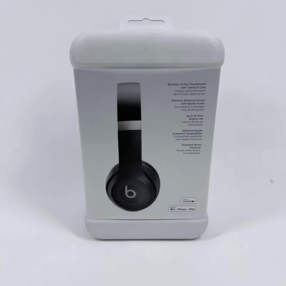 New Beats Solo4  Wireless Over-Ear Bluetooth Headphones Black MUW23LL/A