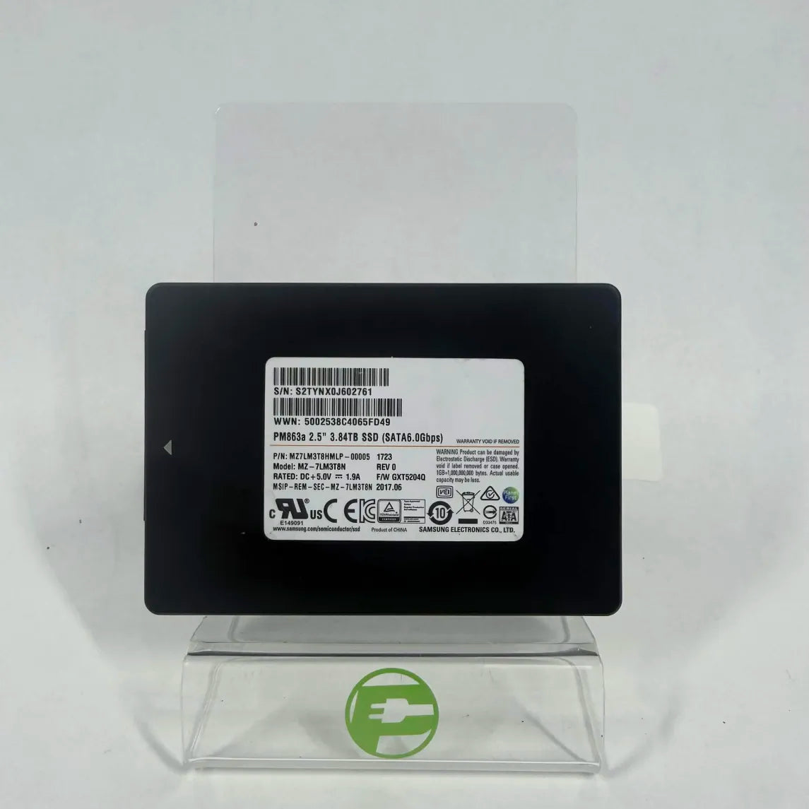 Samsung 2.5" PM863a 4TB SATA III 6Gb/s SSD MZ-7LM3T8N