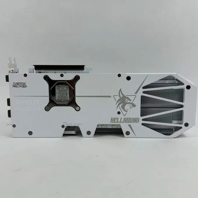 AMD Radeon RX 9070 XT Hellhound Spectral White 16GB GDDR6 Graphics Card with Box