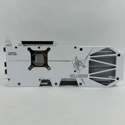 AMD Radeon RX 9070 XT Hellhound Spectral White 16GB GDDR6 Graphics Card with Box