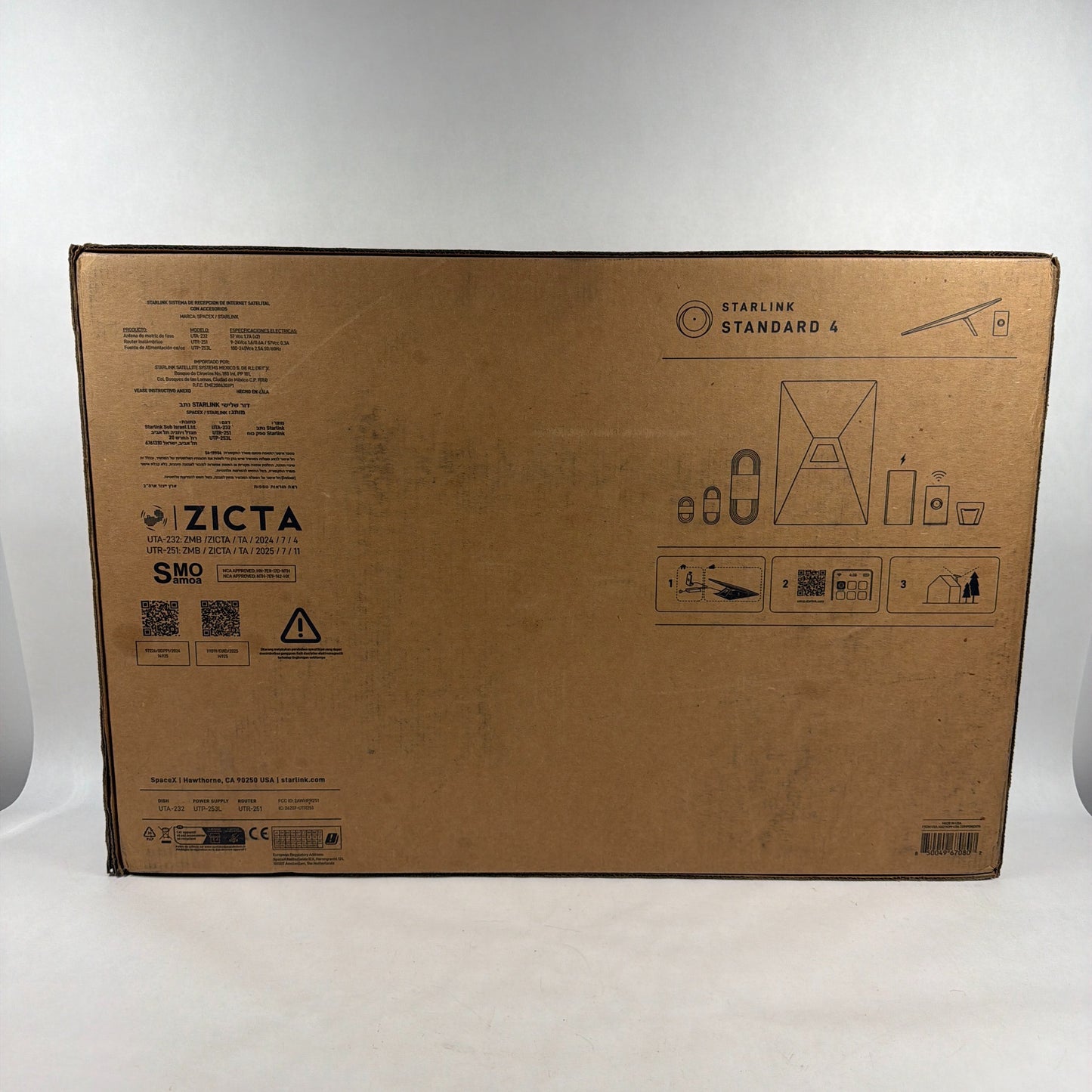 New Starlink Standard 4 Internet Kit 02534301-501/A
