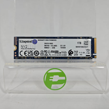 Kingston M.2 NV2 1TB M.2 NVMe Gen 4.0 x 4 SSD SNV2S/1000G Solid State Drive