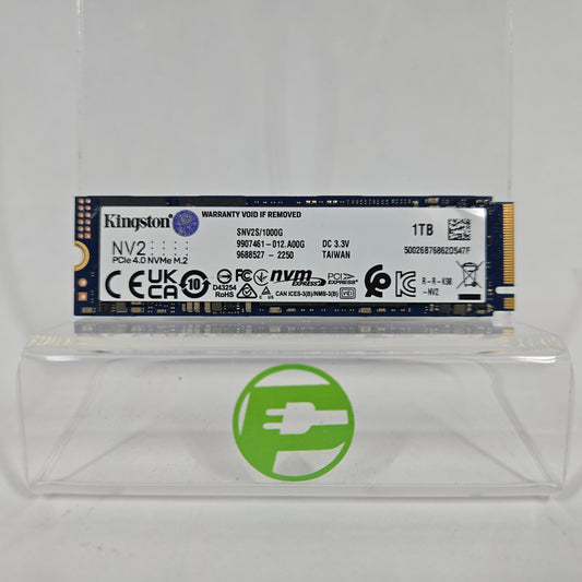 Kingston M.2 NV2 1TB M.2 NVMe Gen 4.0 x 4 SSD SNV2S/1000G Solid State Drive