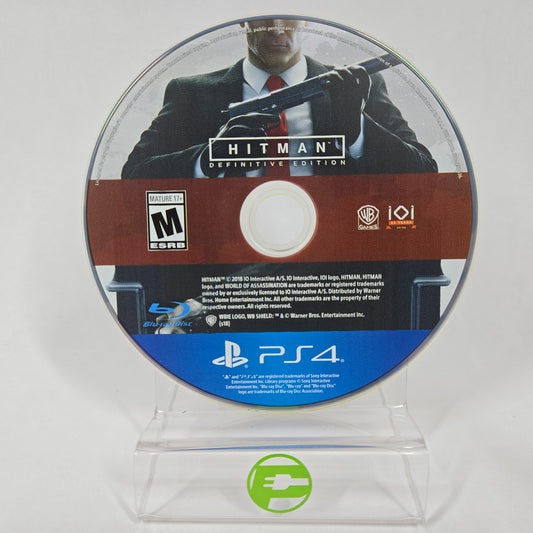 Hitman: Definitive Edition (Sony PlayStation 4 PS4, 2018) Disc Only