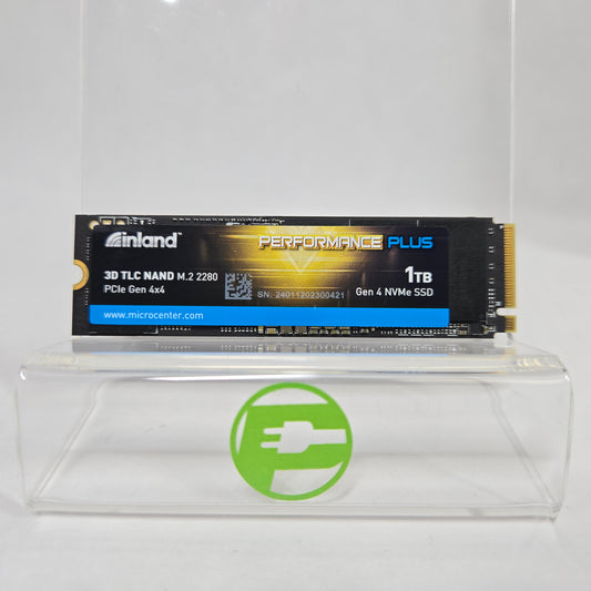 INLAND M.2 2280 Performance Plus 1TB PCIe 4.0 NVMe Gen 4 SSD