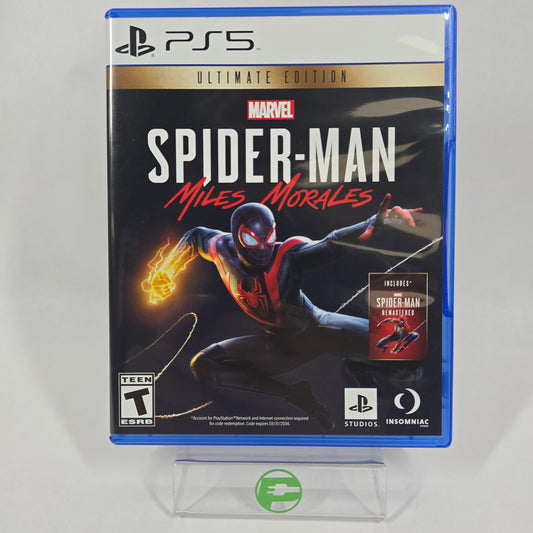 Marvel Spiderman Miles Morales [Ultimate Edition] (Sony PlayStation 5 PS5, 2020)
