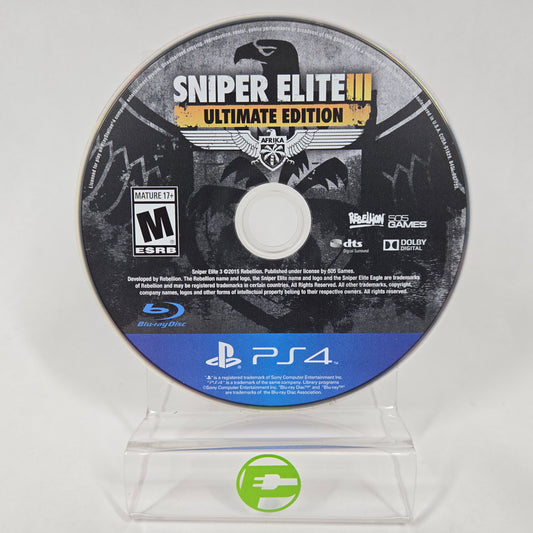 Sniper Elite III [Ultimate Edition] (Sony PlayStation 4 PS4, 2015) Disc Only