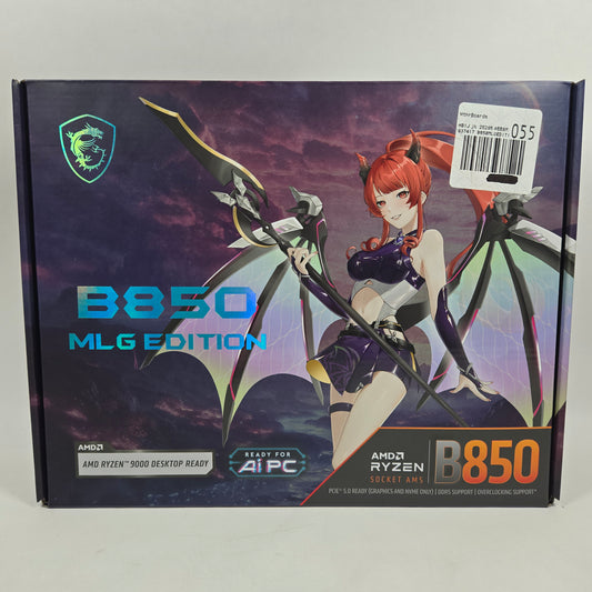 New MSi B850 MLG Edition AM5 ATX Gaming Motherboard