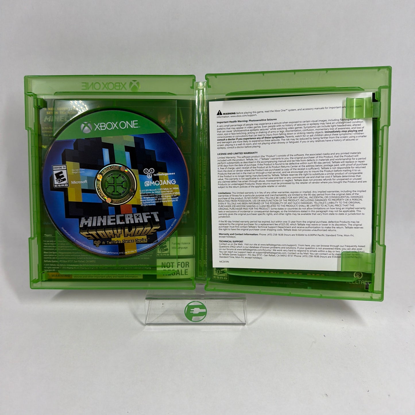 Minecraft: Story Mode Complete Adventure (Microsoft Xbox One, 2016)