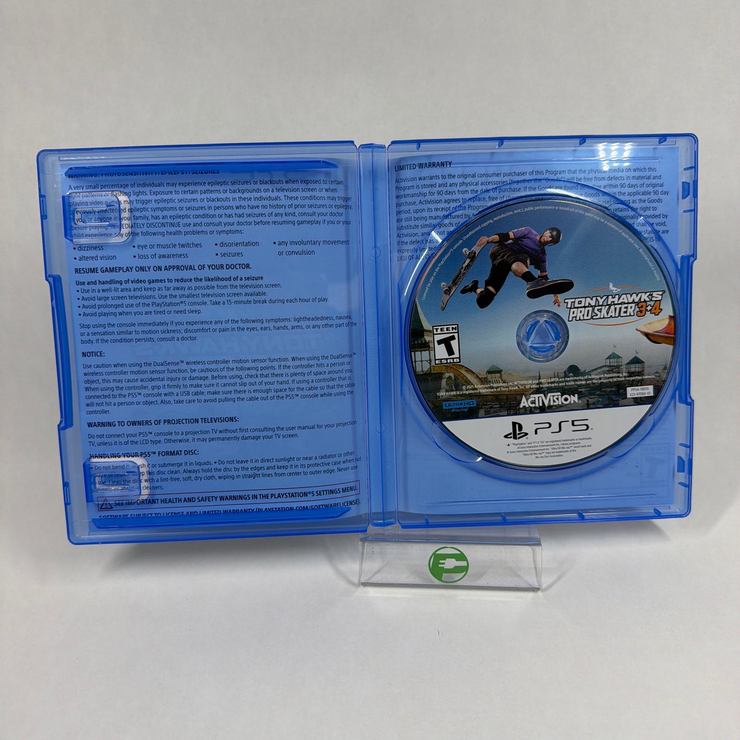 Tony Hawk's Pro Skater 3 + 4 (Sony PlayStation 5 PS5, 2025)