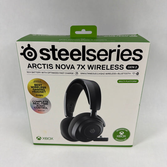 New SteelSeries Arctis Nova 7X Wireless Black HS31 Wireless Gaming Headset