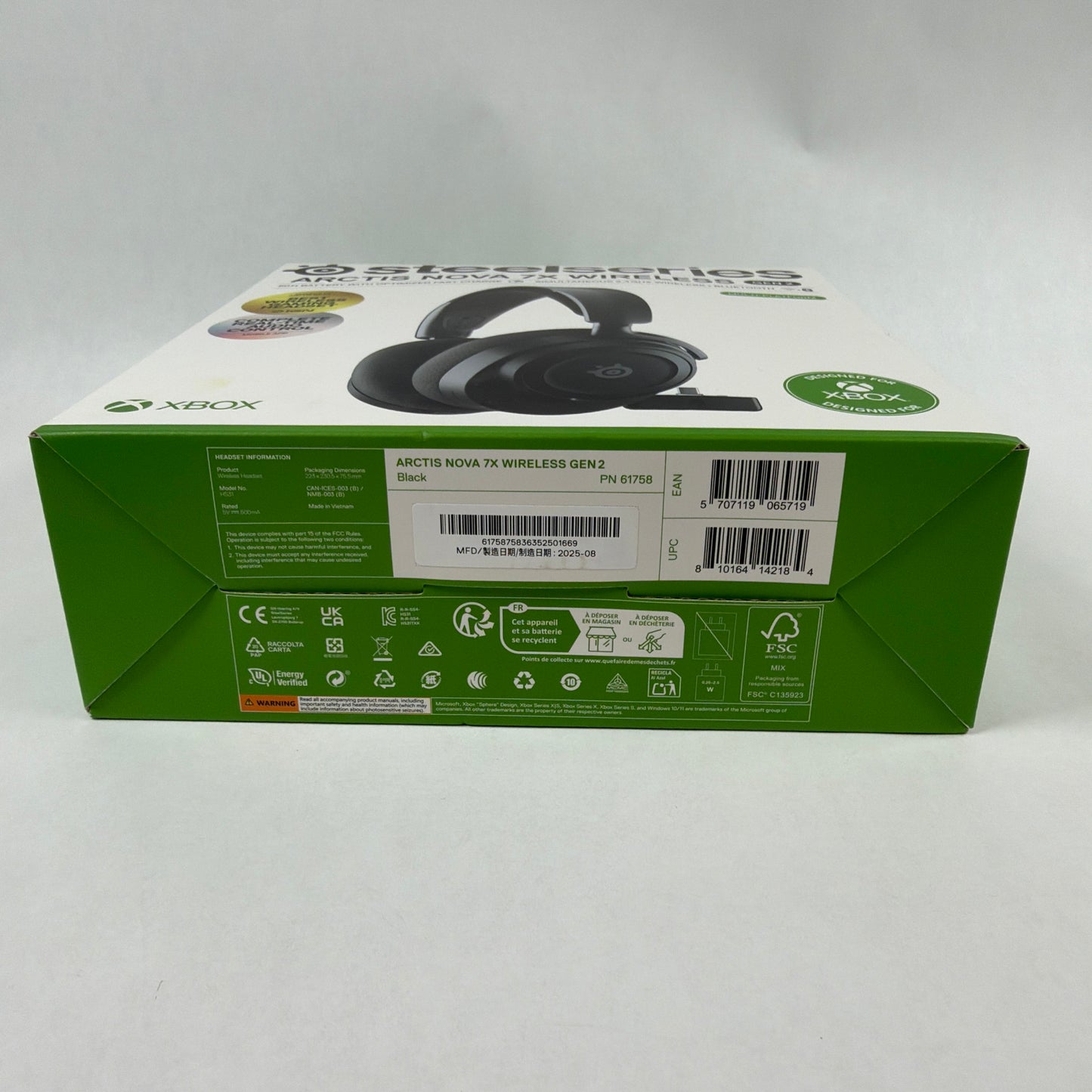 New SteelSeries Arctis Nova 7X Wireless Black HS31 Wireless Gaming Headset