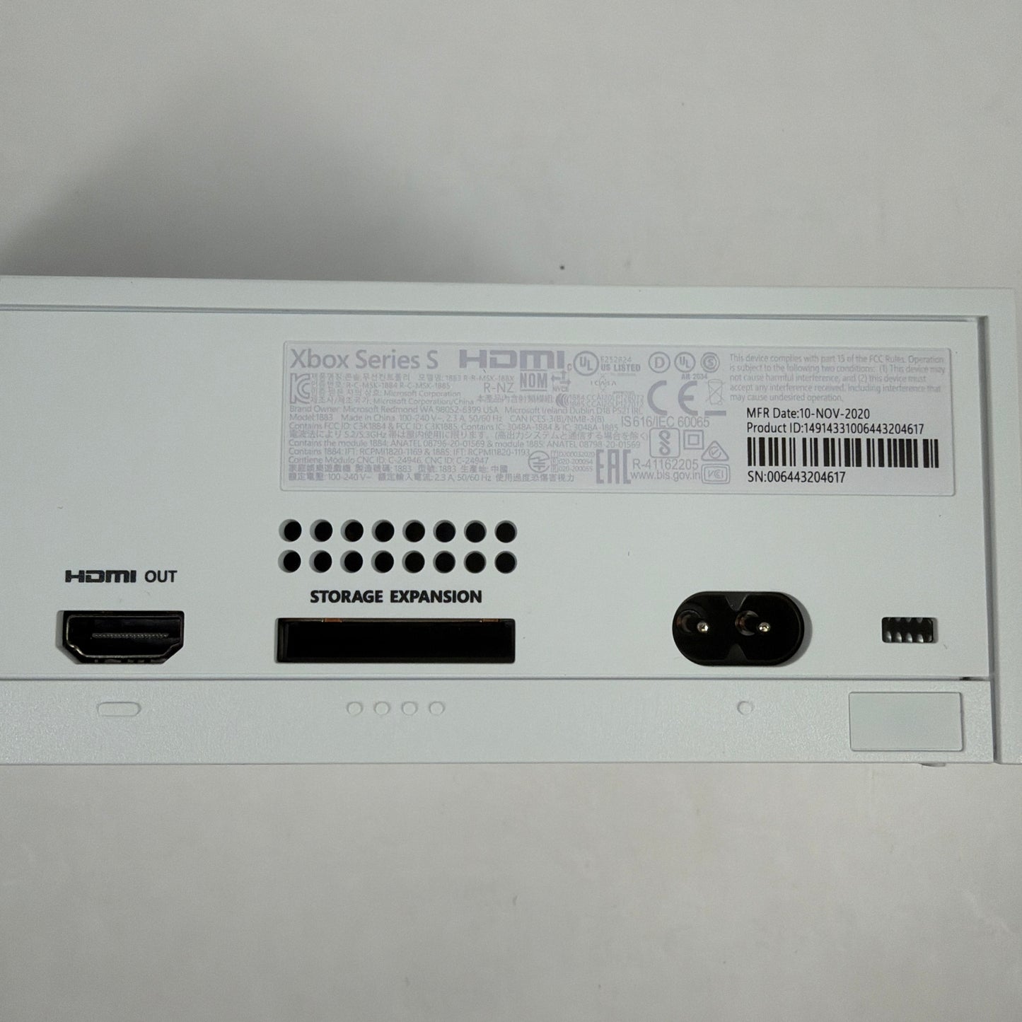 Microsoft Xbox Series S 512GB Console Gaming System Robot White 1883