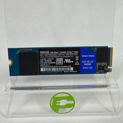 Western Digital 2280mm WD Blue SN550 500GB M.2 NVMe Gen 3.0 x 4 SSD 