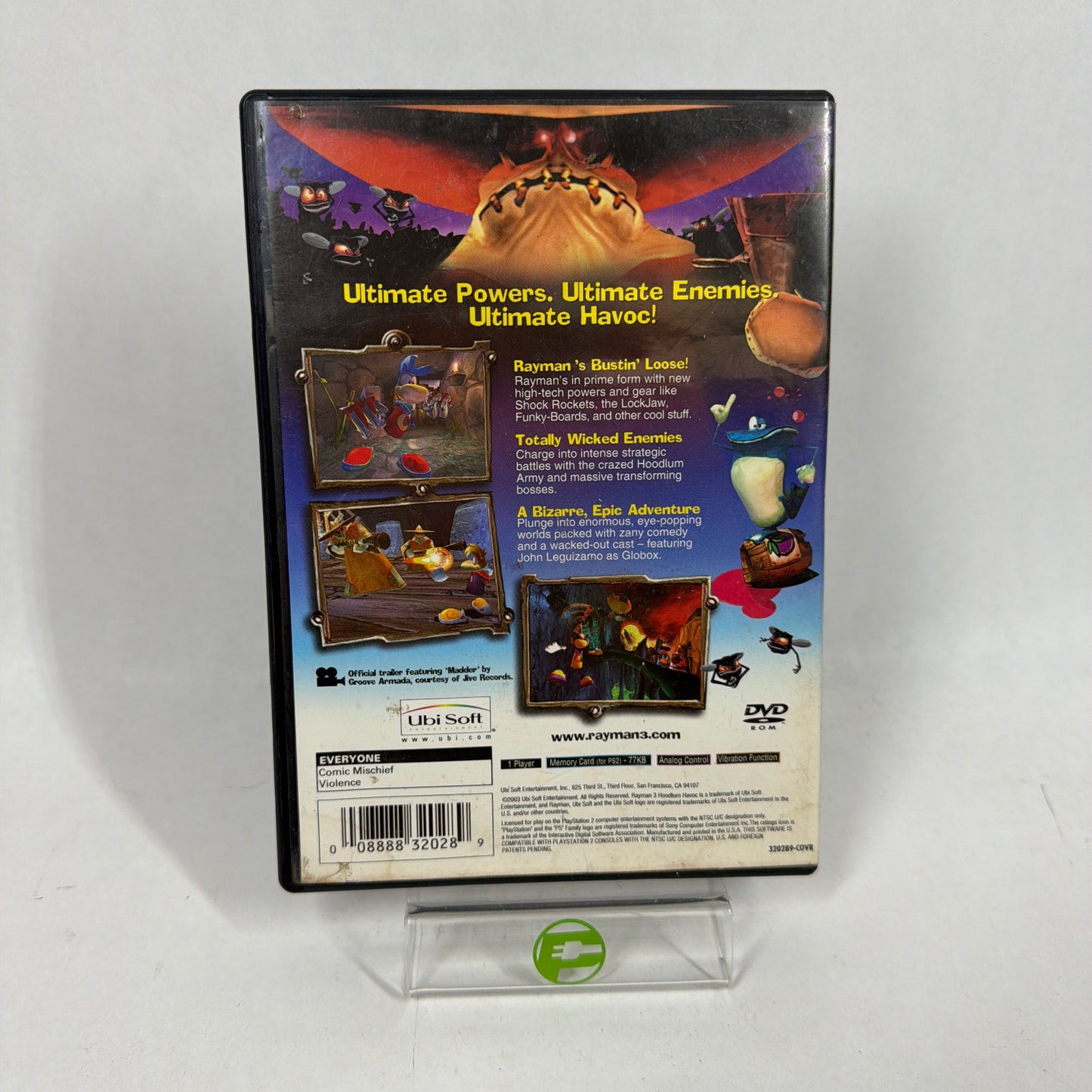 Rayman 3 Hoodlum Havoc (Sony PlayStation 2 PS2, 2003)