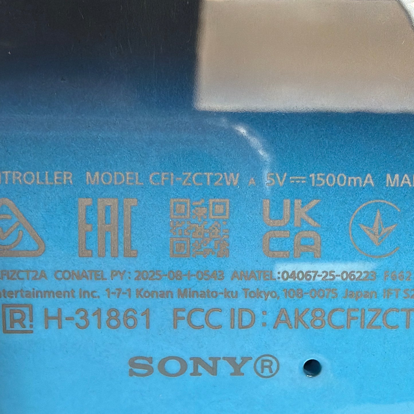 Sony PlayStation 5 PS5 DualSense Wireless Controller Rhythm Blue CFI-ZCT2W