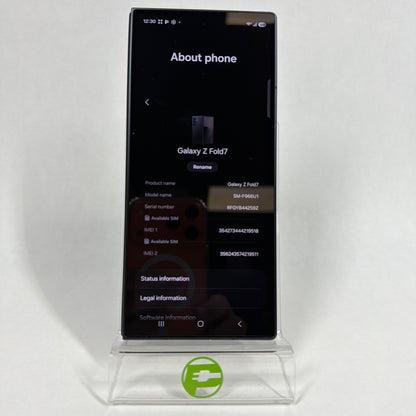 Factory Unlocked Samsung Galaxy Z Fold7 12GB RAM 512GB SM-F966U1 Jetblack