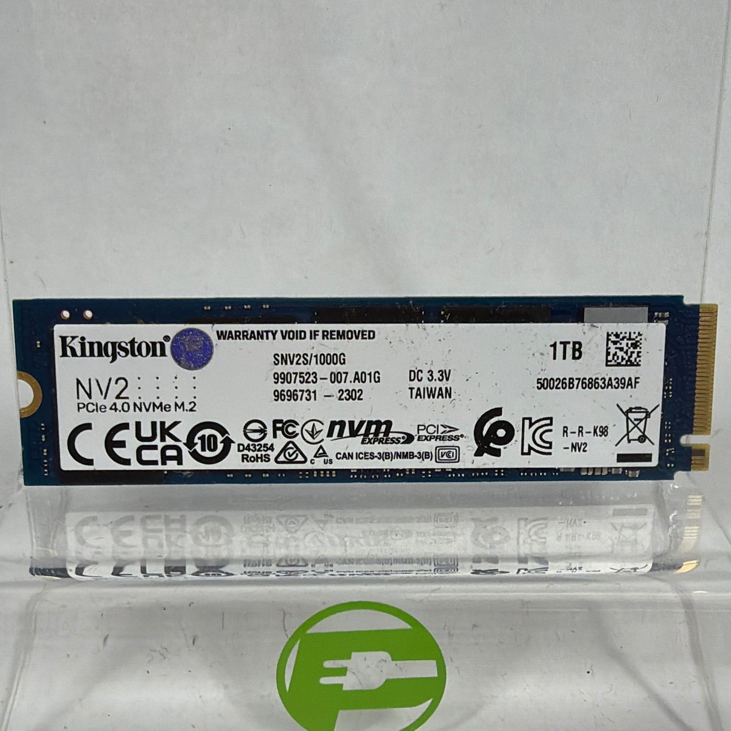 Kingston 2280mm NV2 1TB M.2 NVMe Gen 4.0 x 4 SSD SNV2S/1000G