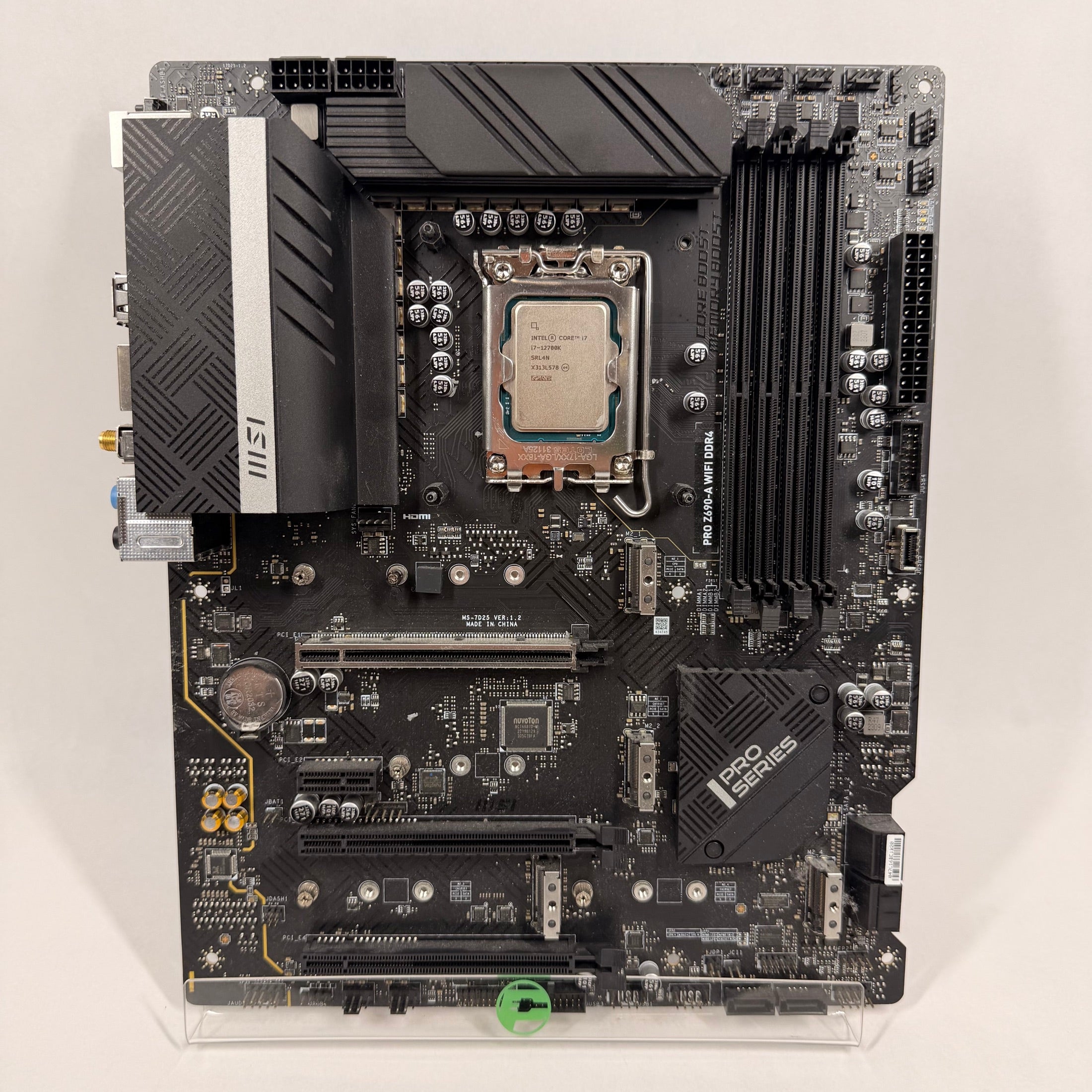 MSi PRO Z690-A WIFI DDR4 LGA 1700 Intel Core i7-12700KF 8 Core