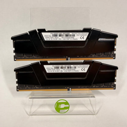 G.Skill RipJaws 16GB (2x8GB) RAM DDR4 3200MHz F4-3200C16D-16GVKB