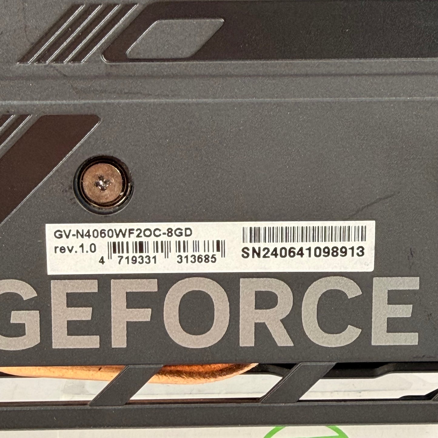 Gigabyte GeForce RTX 4060 WindForce 8GB GDDR6 Graphics Card GV-N4060WF2OC-8GD