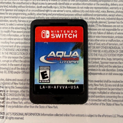 Aqua Moto Racing Utopia (Nintendo Switch, 2018)