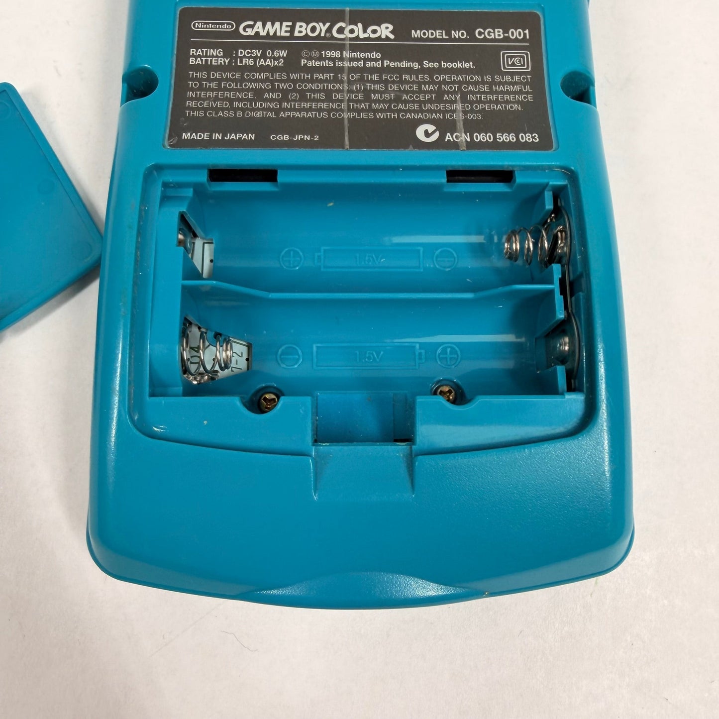Nintendo Game Boy Color Handheld Game Console CGB-001 Teal